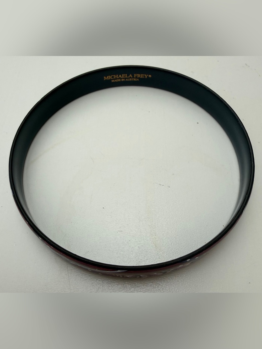 Michaela Frey Enamel Bangle Bracelet